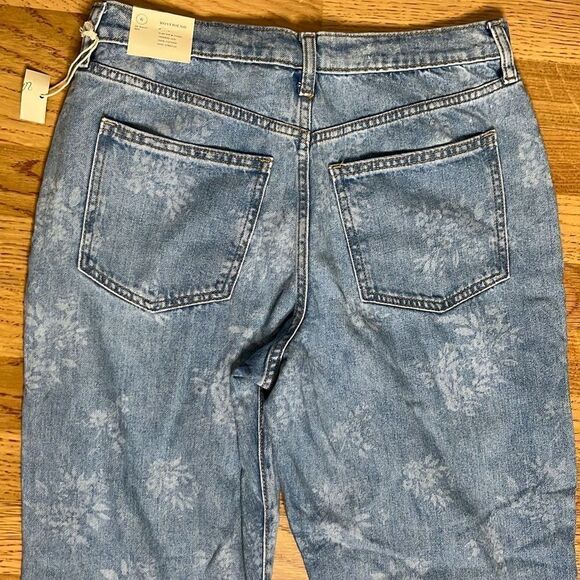 Universal Threads Boyfriend High Rise Jeans 100% Cotton Denim Blue Women's Pants - Picture 16 of 16